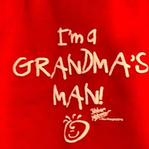 🇺🇸I’m a Grandma’s Man! Red Lap tee, 100% cotton